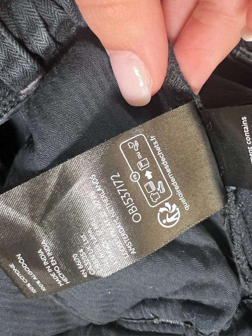 We The Free Tahiti Pull-On Cargo Pants Jet Black Small